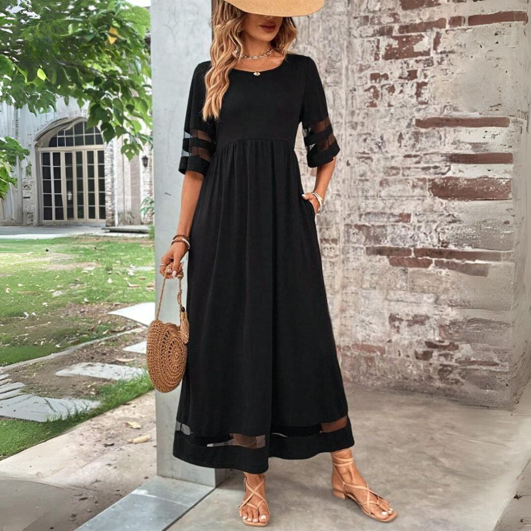 Alana – Vestido midi de corte favorecedor