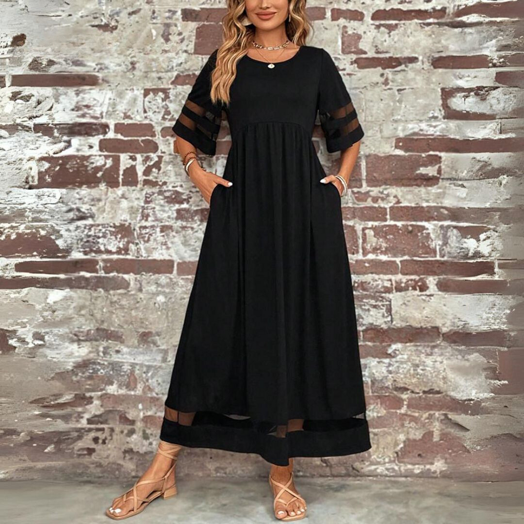 Alana – Vestido midi de corte favorecedor