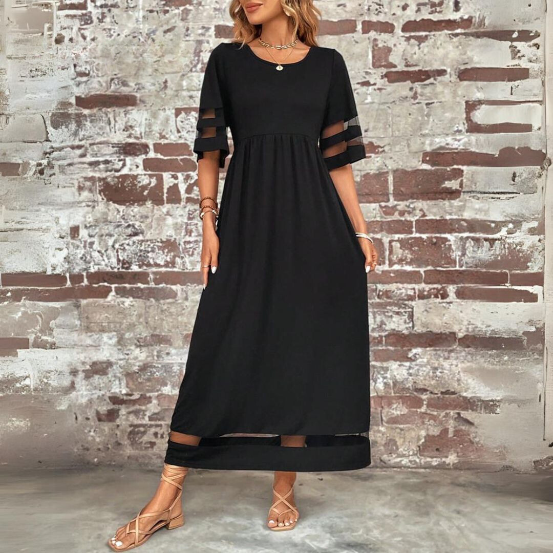 Alana – Vestido midi de corte favorecedor