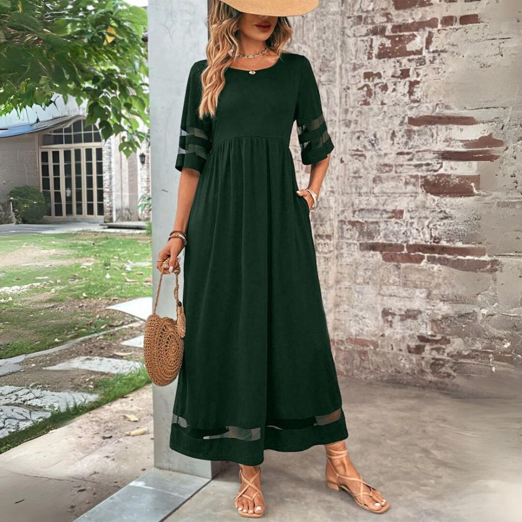 Alana – Vestido midi de corte favorecedor