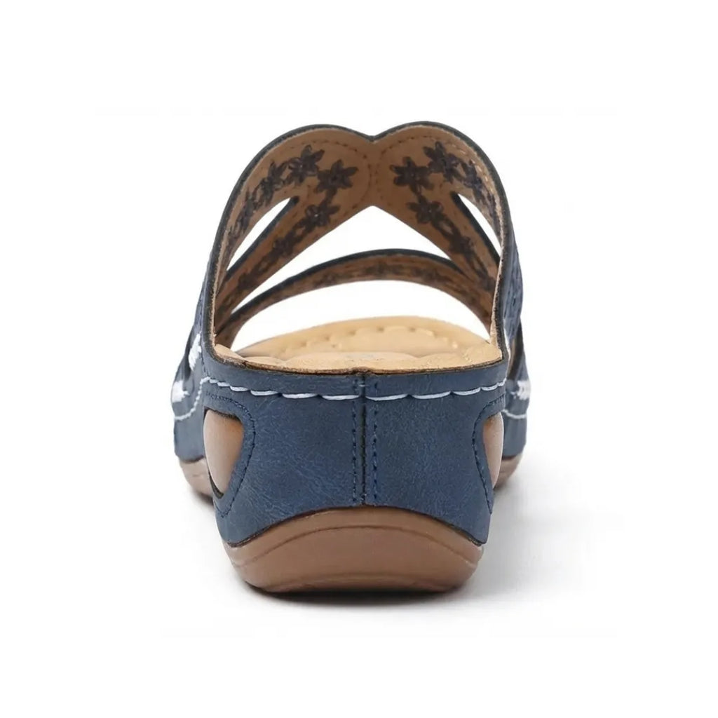 Agata Sandalias Mujer - Cómodas con Cuña y Diseño Casual