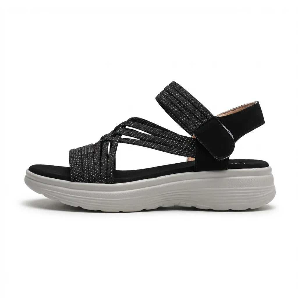 Ainara sandalias cómodas para mujer - ortopédicas con velcro