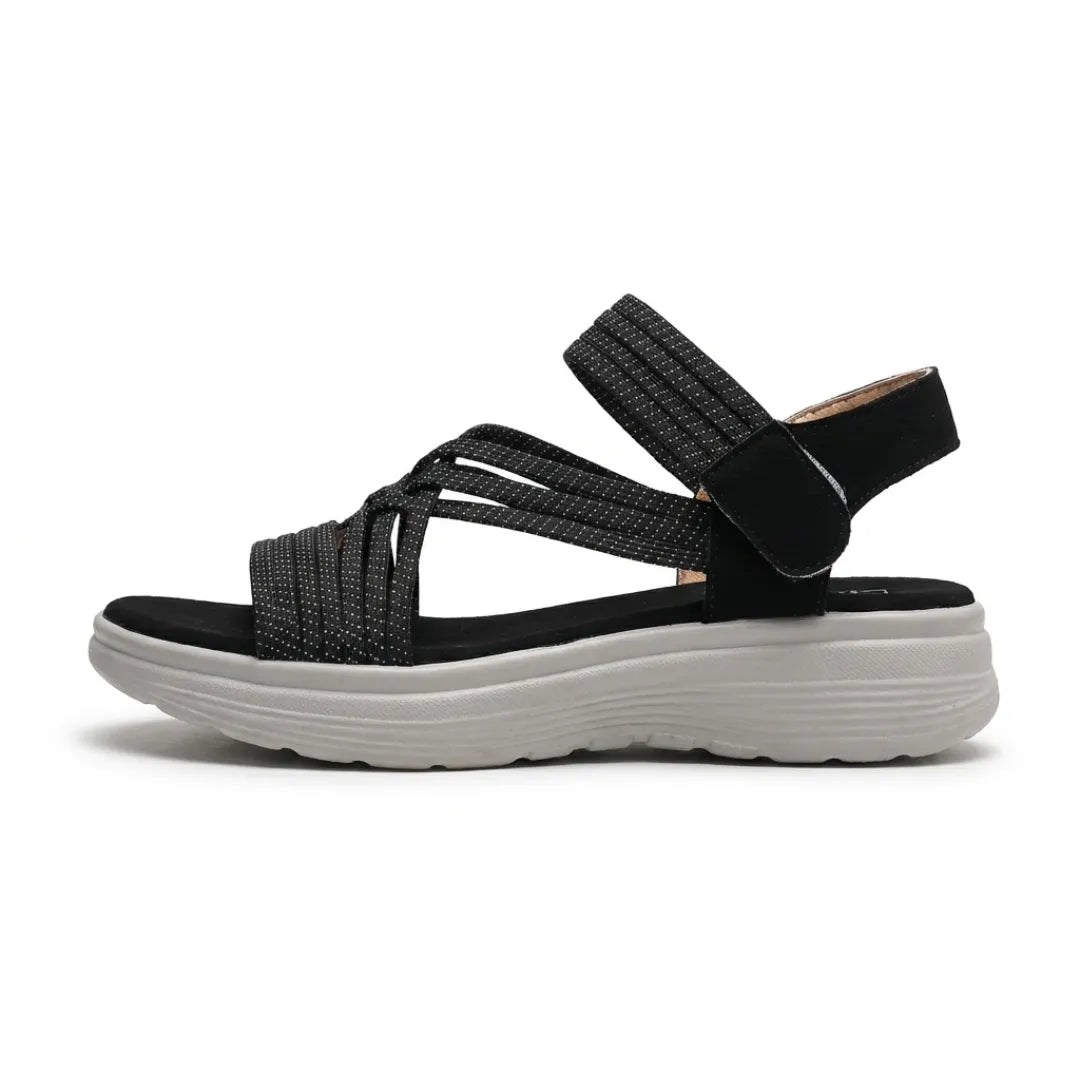 Ainara sandalias cómodas para mujer - ortopédicas con velcro