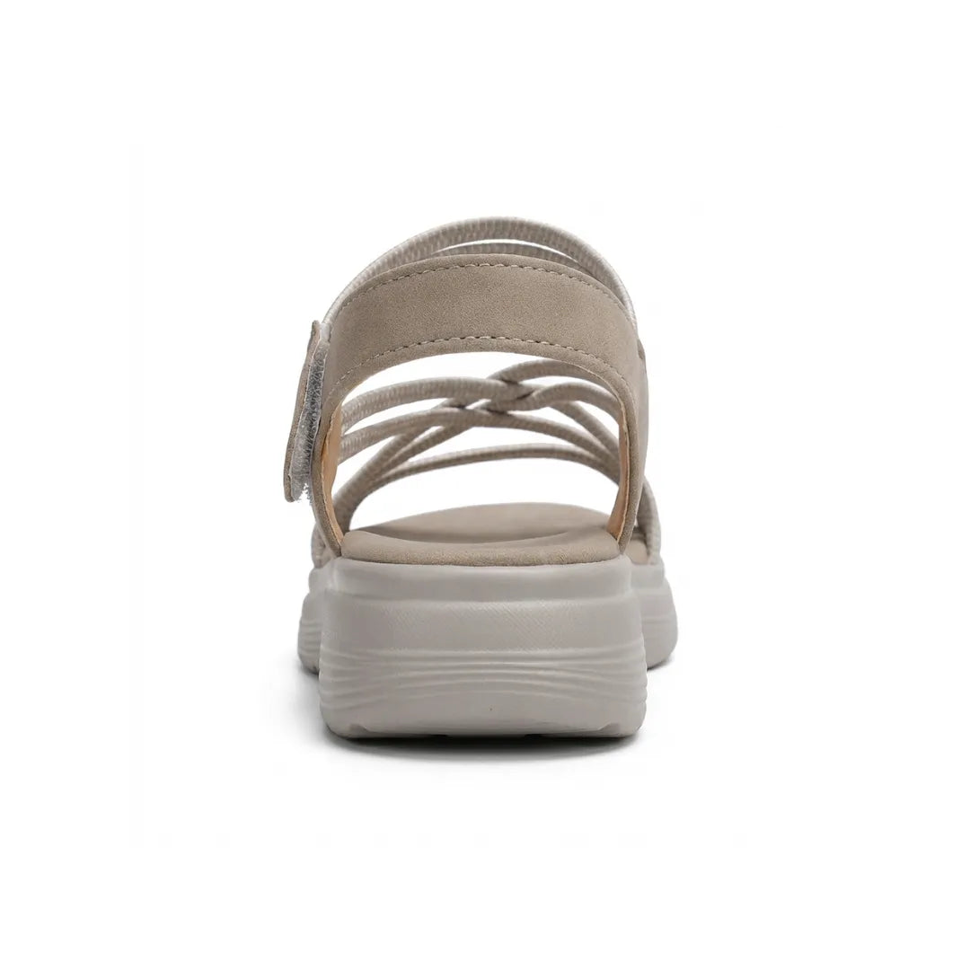Ainara sandalias cómodas para mujer - ortopédicas con velcro