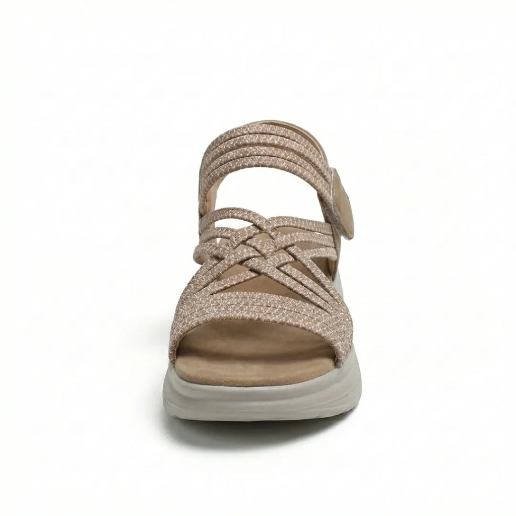 Ainara sandalias cómodas para mujer - ortopédicas con velcro