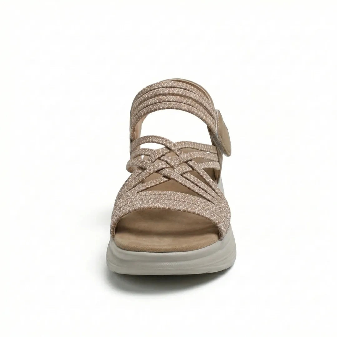 Ainara sandalias cómodas para mujer - ortopédicas con velcro