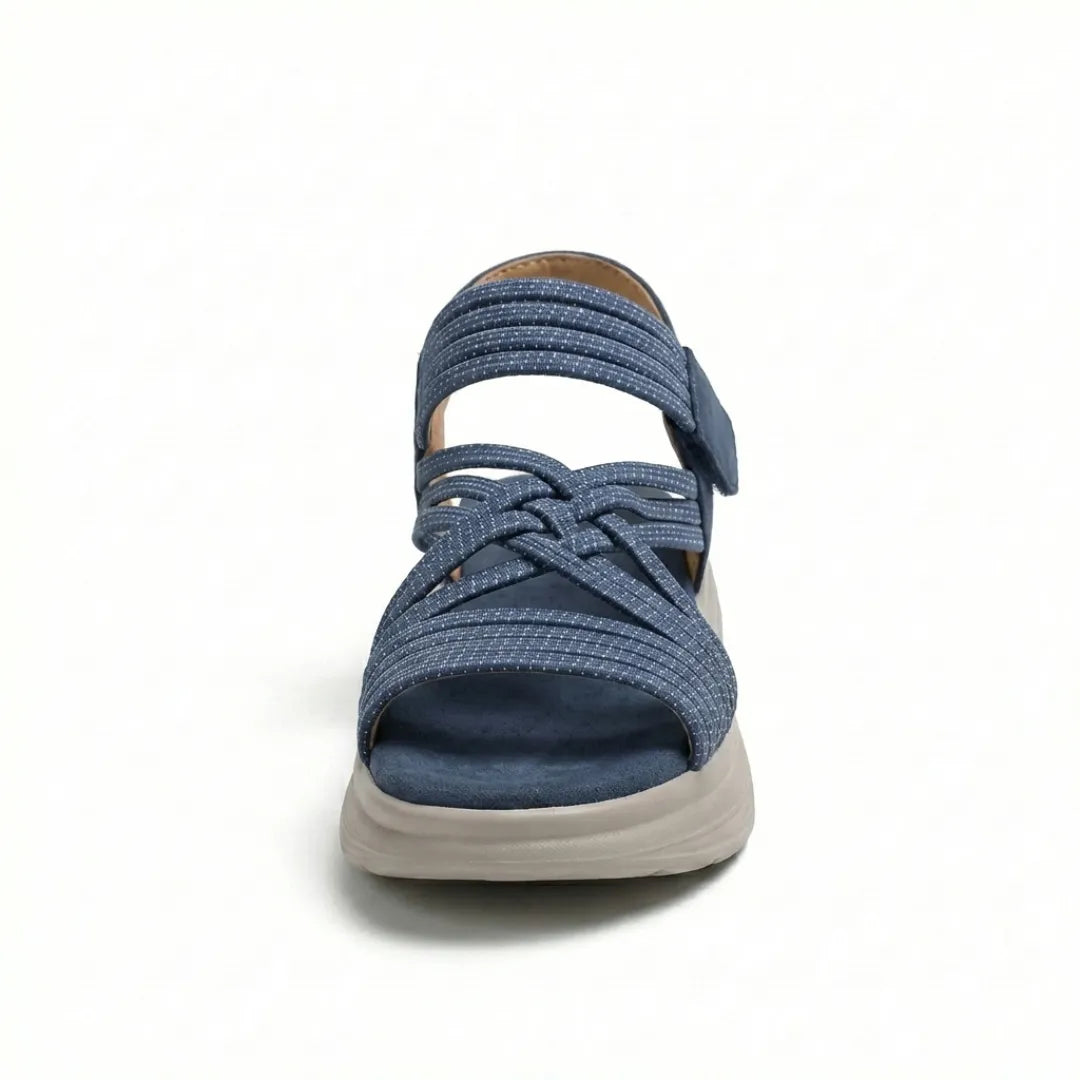 Ainara sandalias cómodas para mujer - ortopédicas con velcro