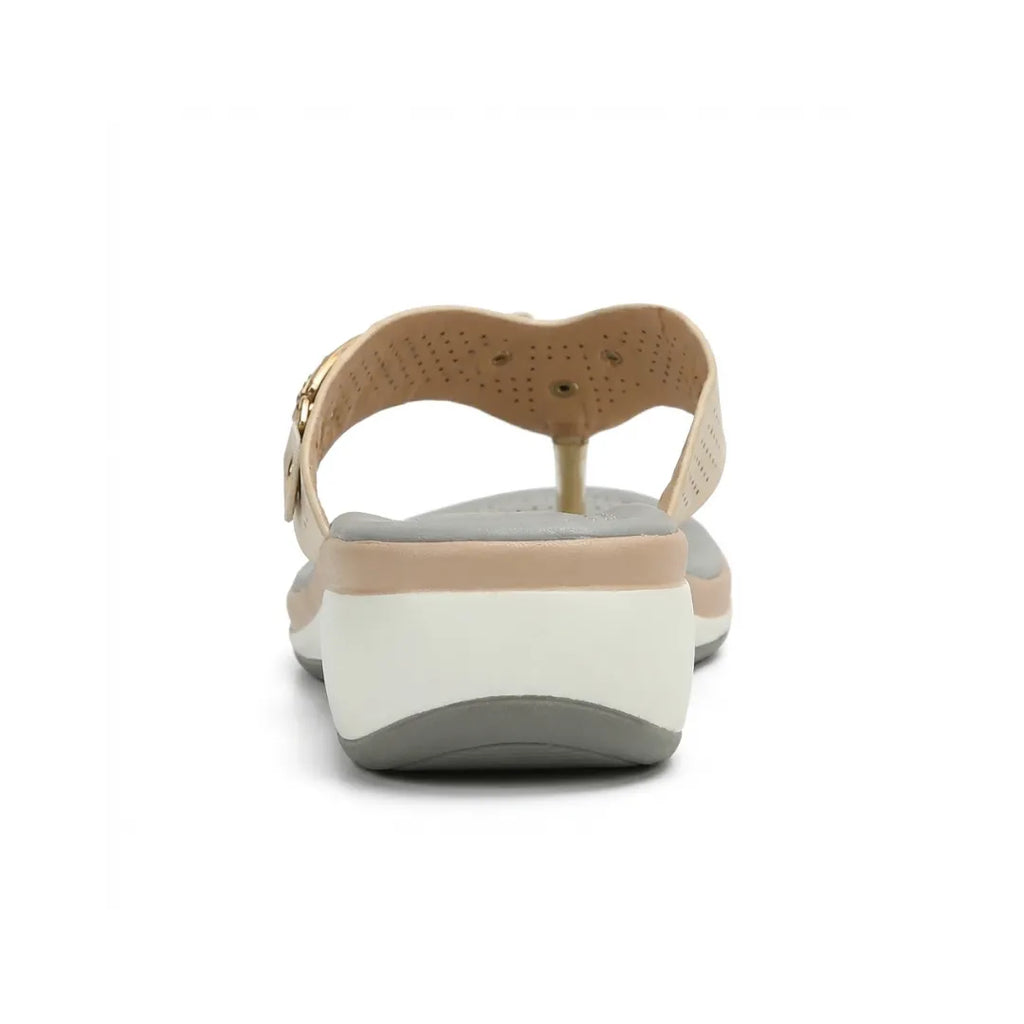 Chloe Chanclas Mujer de Cuña Cómodas - con Detalles Decorativos
