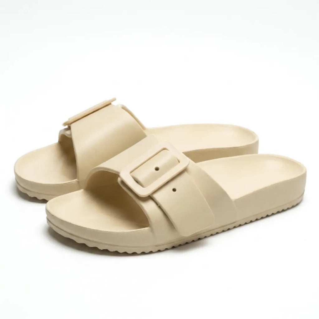 Coral Chanclas Mujer con Soporte de Arco y Hebilla Ajustable