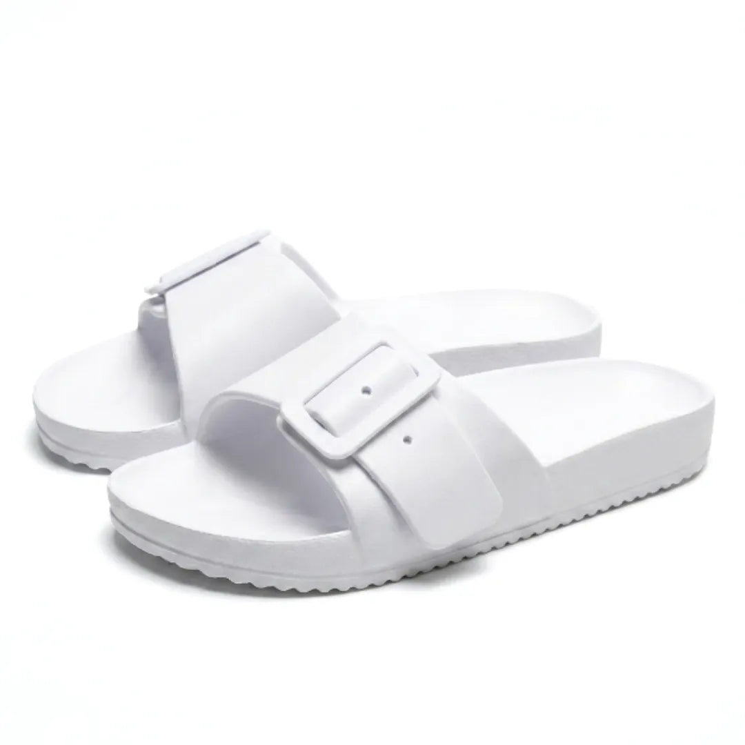 Coral Chanclas Mujer con Soporte de Arco y Hebilla Ajustable