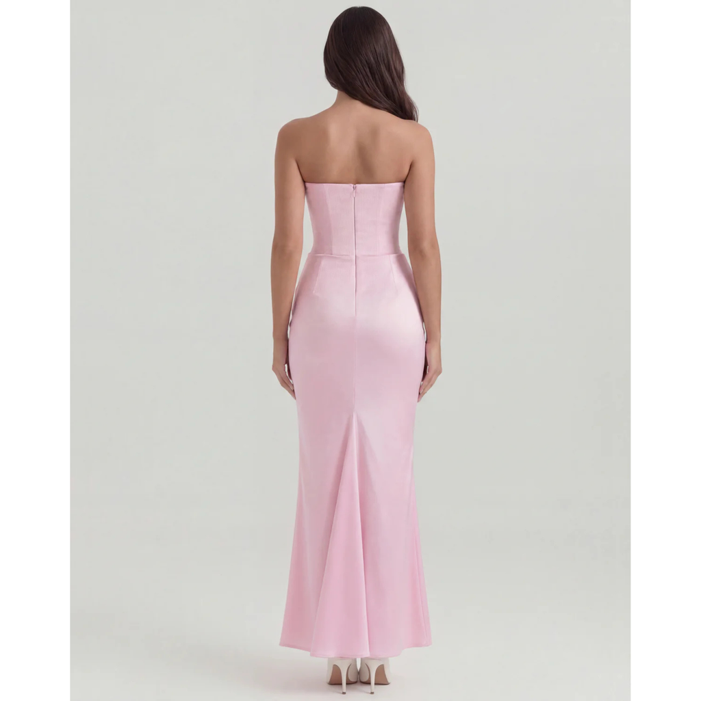 Velth | Vestido con corsé sin tirantes esculpido