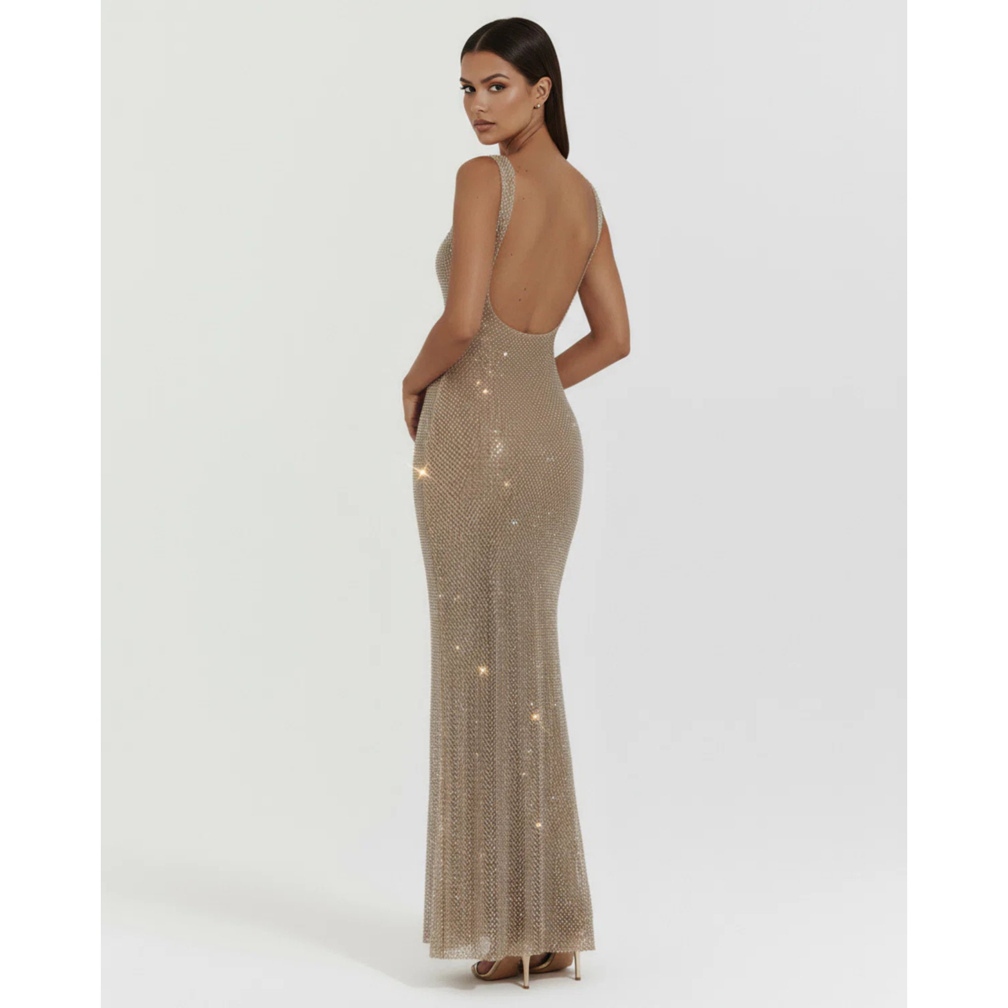 Velth| Vestido Brillante Con Pedrería