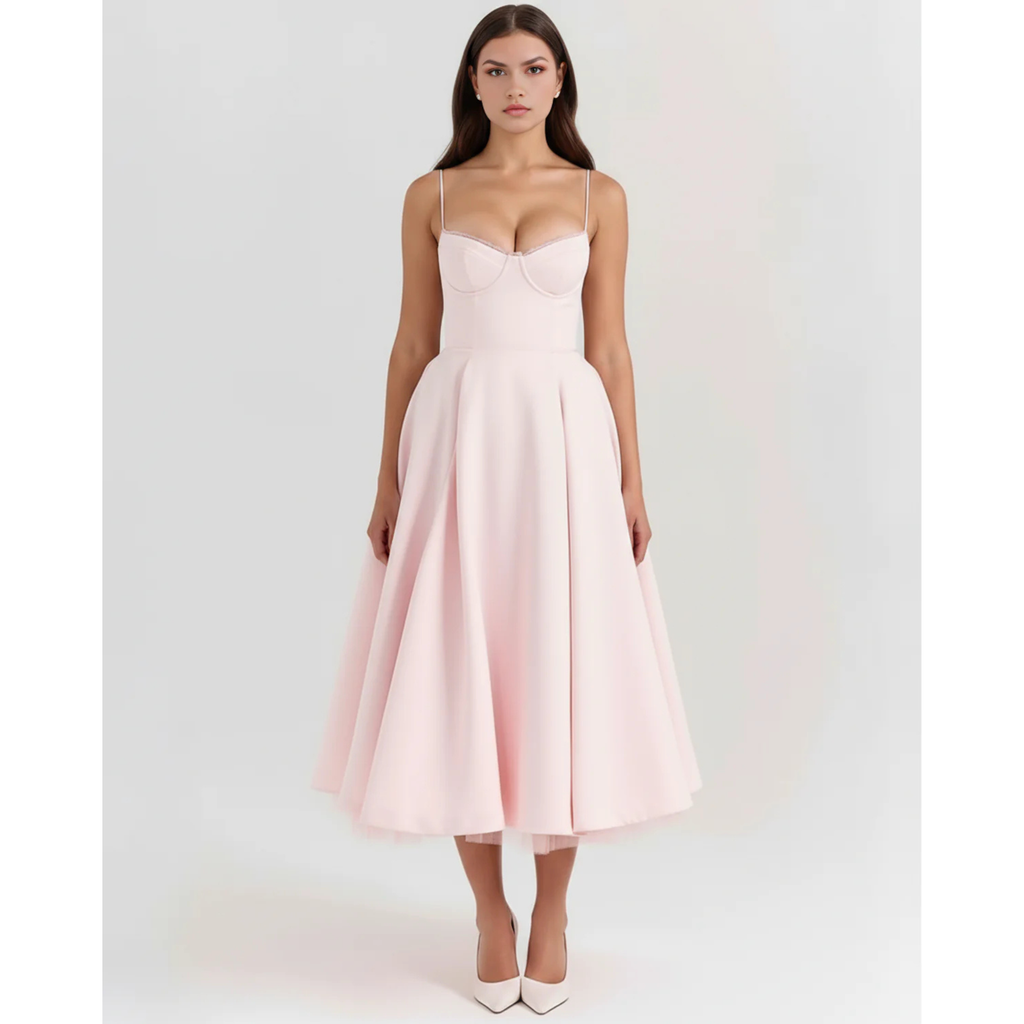 Velth| Vestido midi romántico de verano