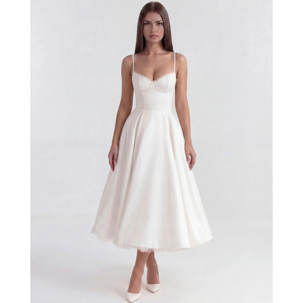 Velth| Vestido midi romántico de verano