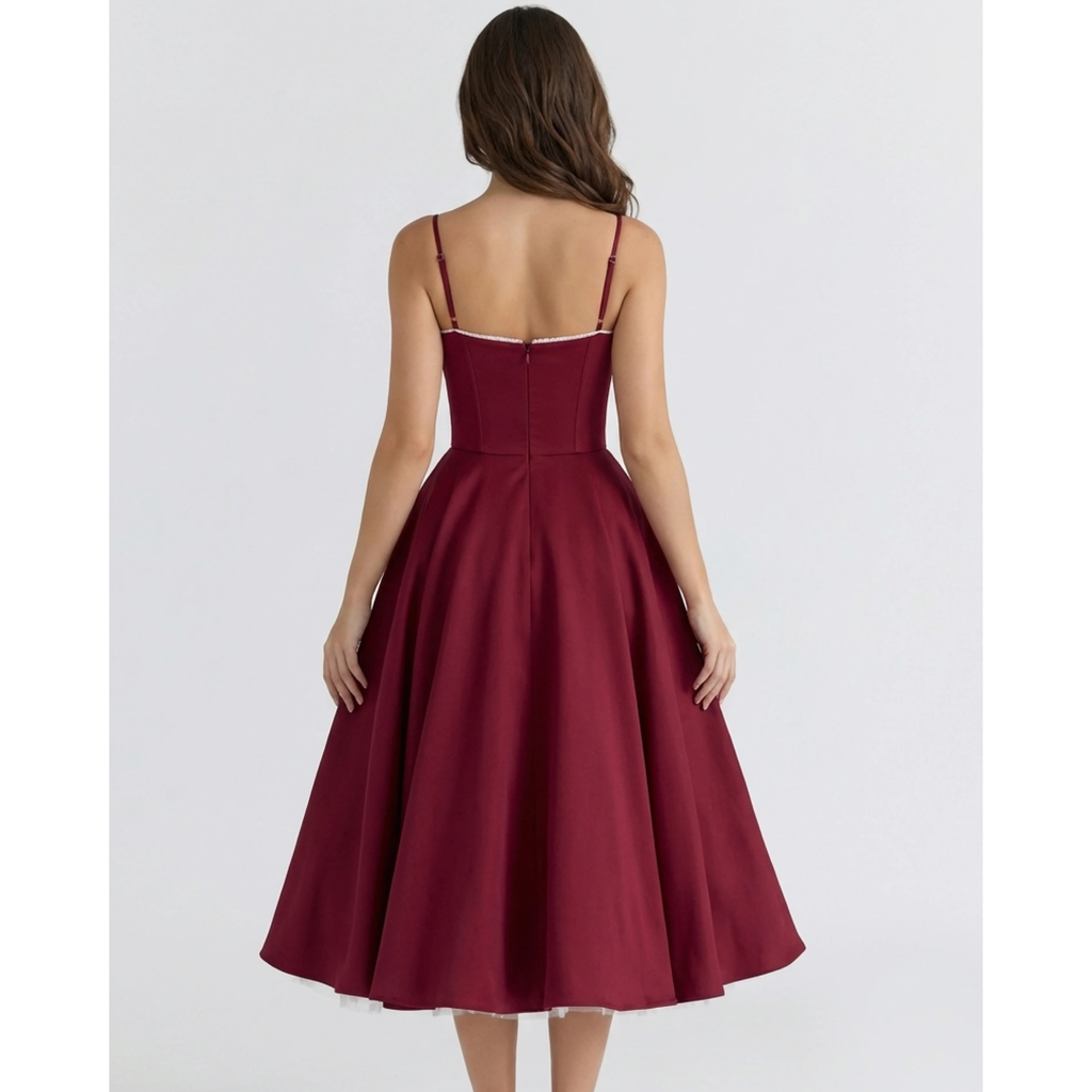 Velth| Vestido midi romántico de verano
