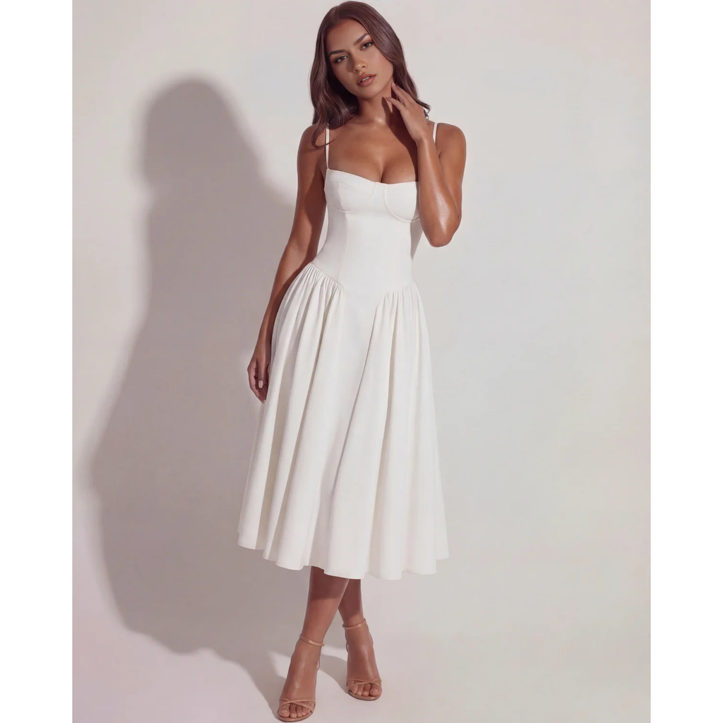 Velth | Vestido Midi Corsé