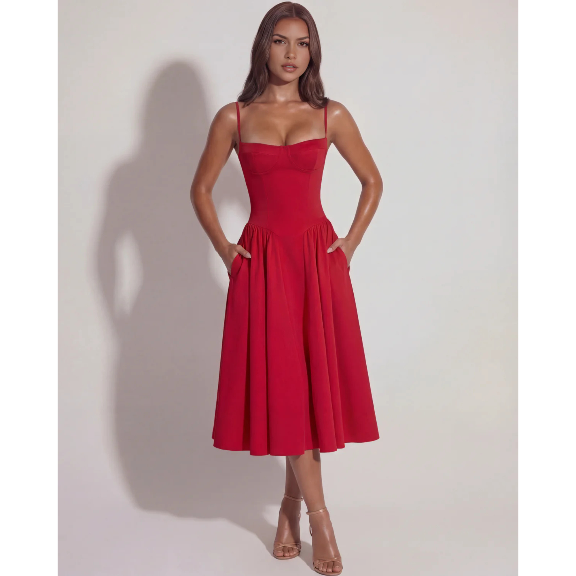 Velth | Vestido Midi Corsé