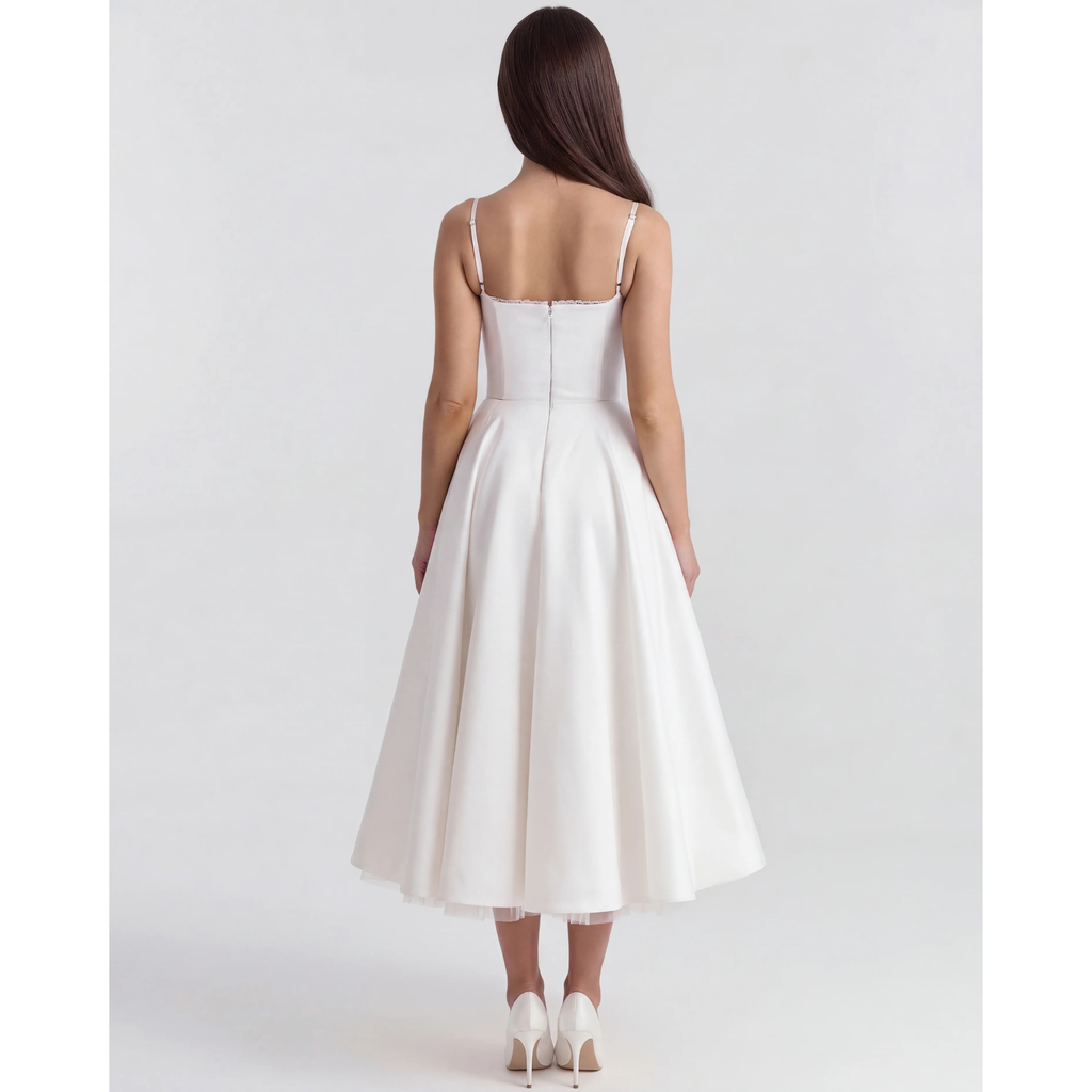 Velth| Vestido midi romántico de verano