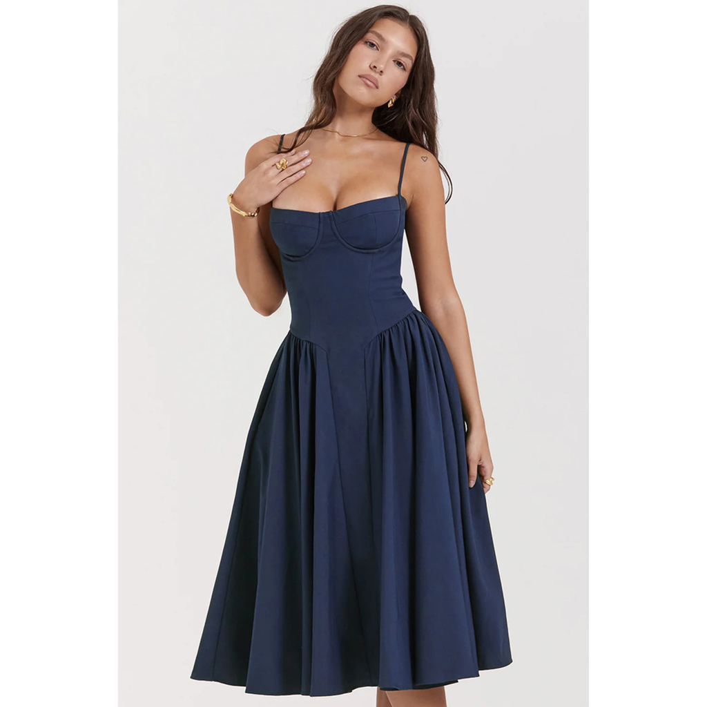 Velth | Vestido Midi Corsé