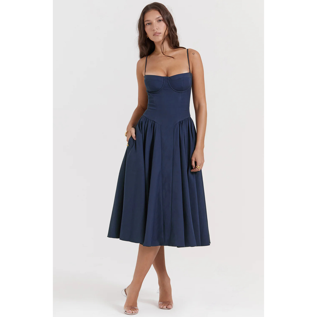 Velth | Vestido Midi Corsé