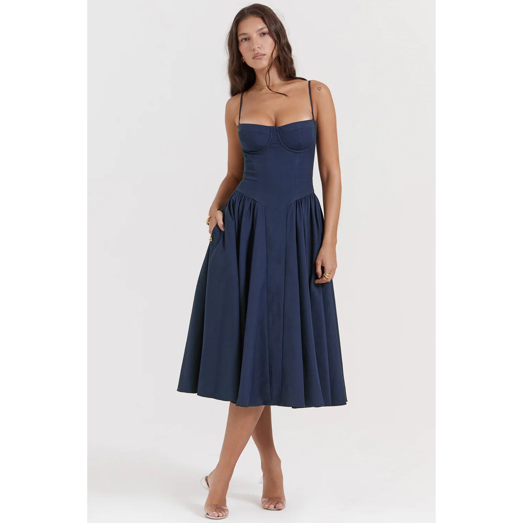 Velth | Vestido Midi Corsé
