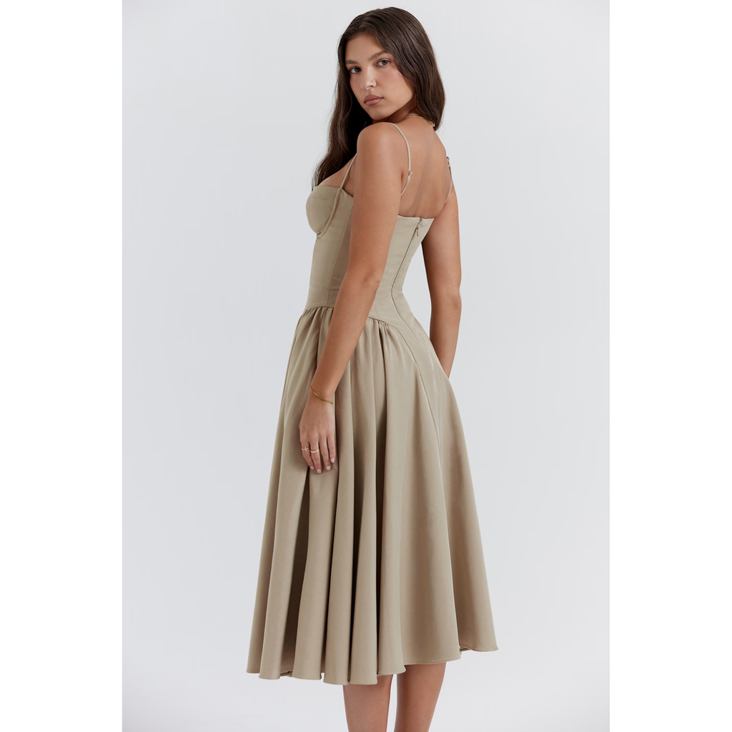 Velth | Vestido Midi Corsé