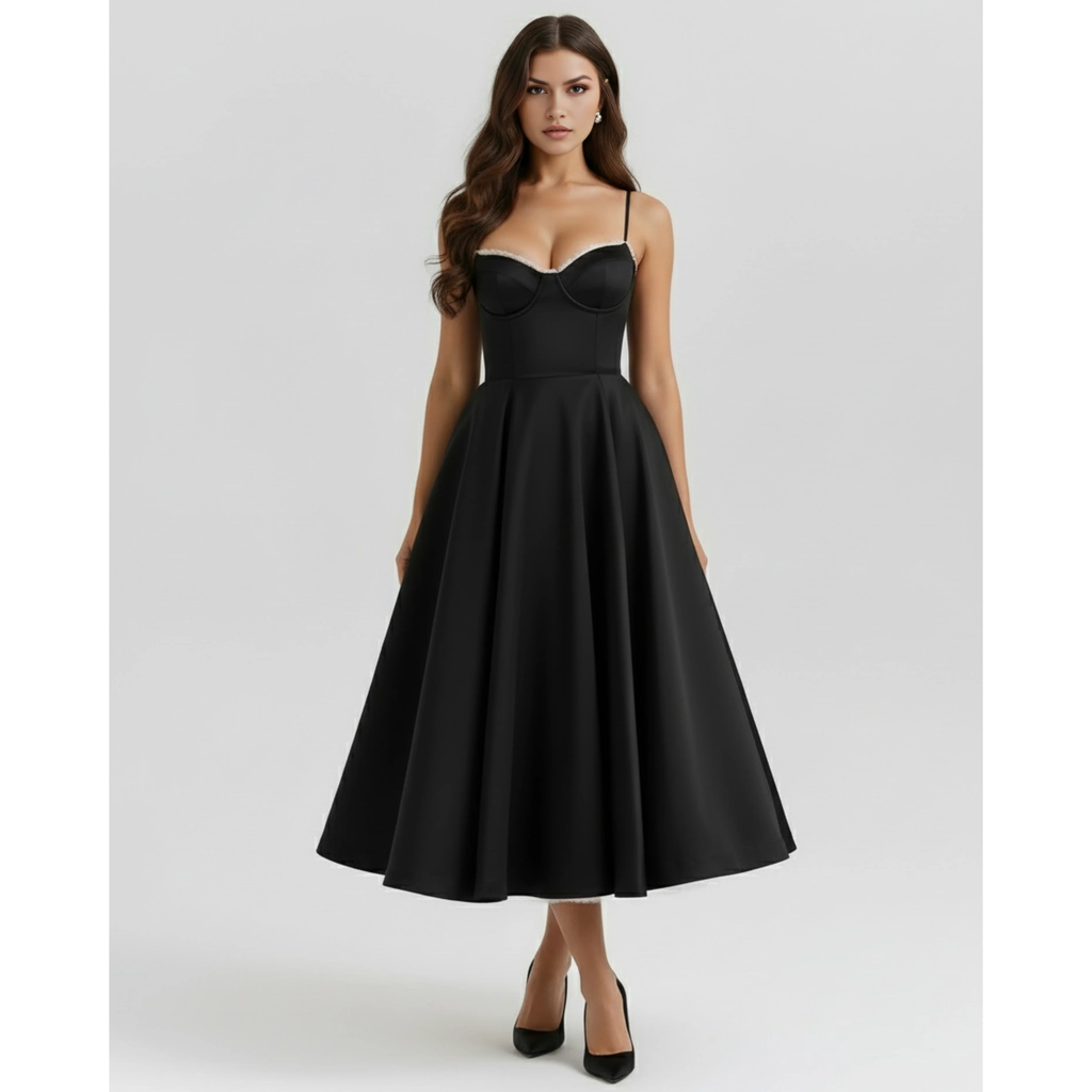 Velth| Vestido midi romántico de verano