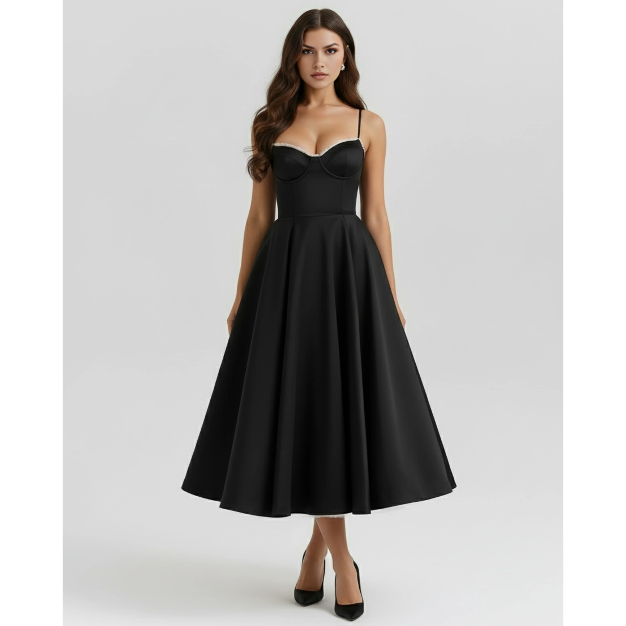 Velth| Vestido midi romántico de verano