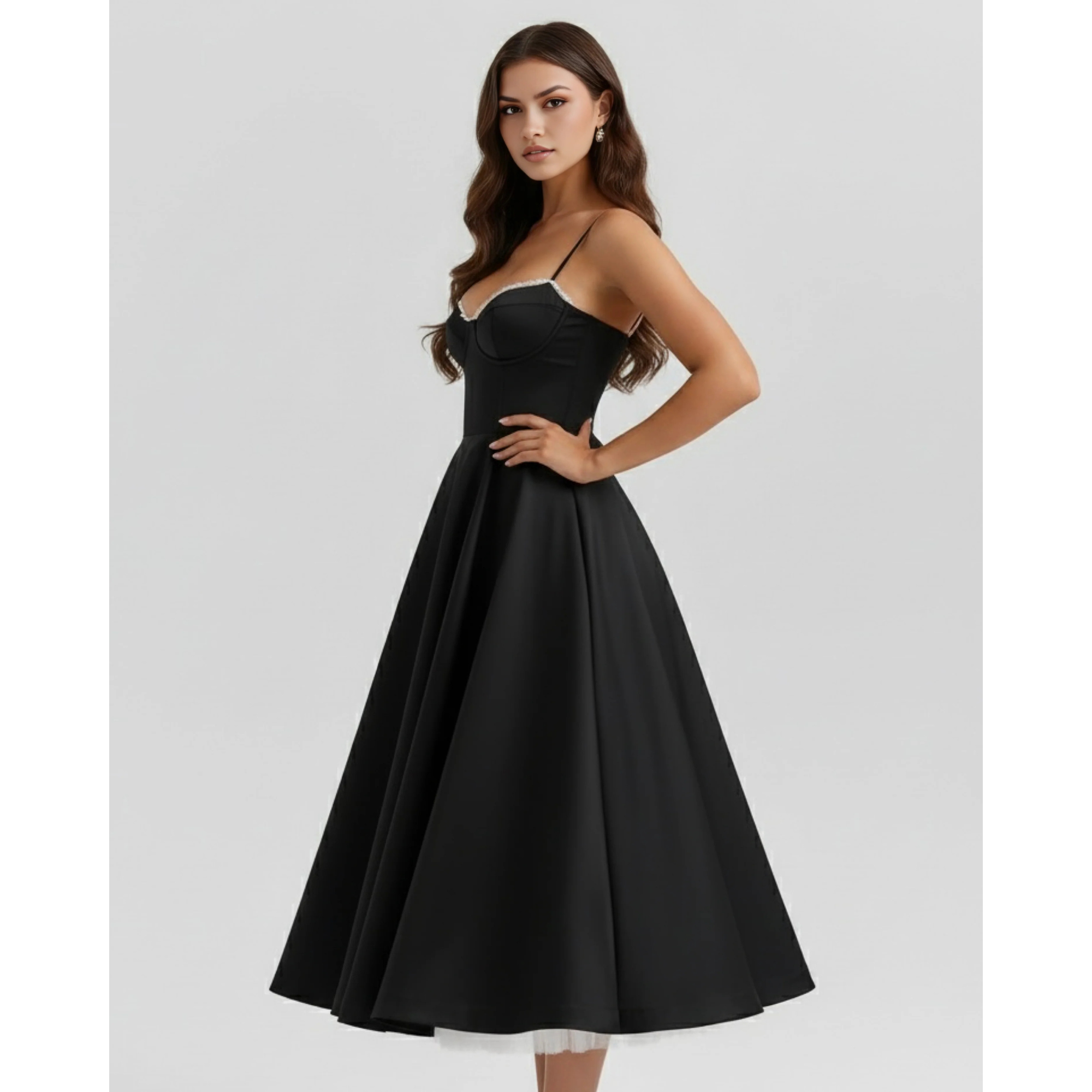 Velth| Vestido midi romántico de verano