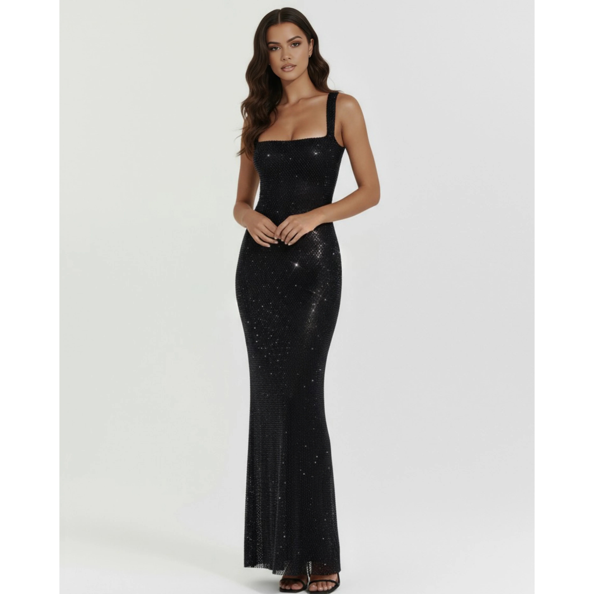 Velth| Vestido Brillante Con Pedrería