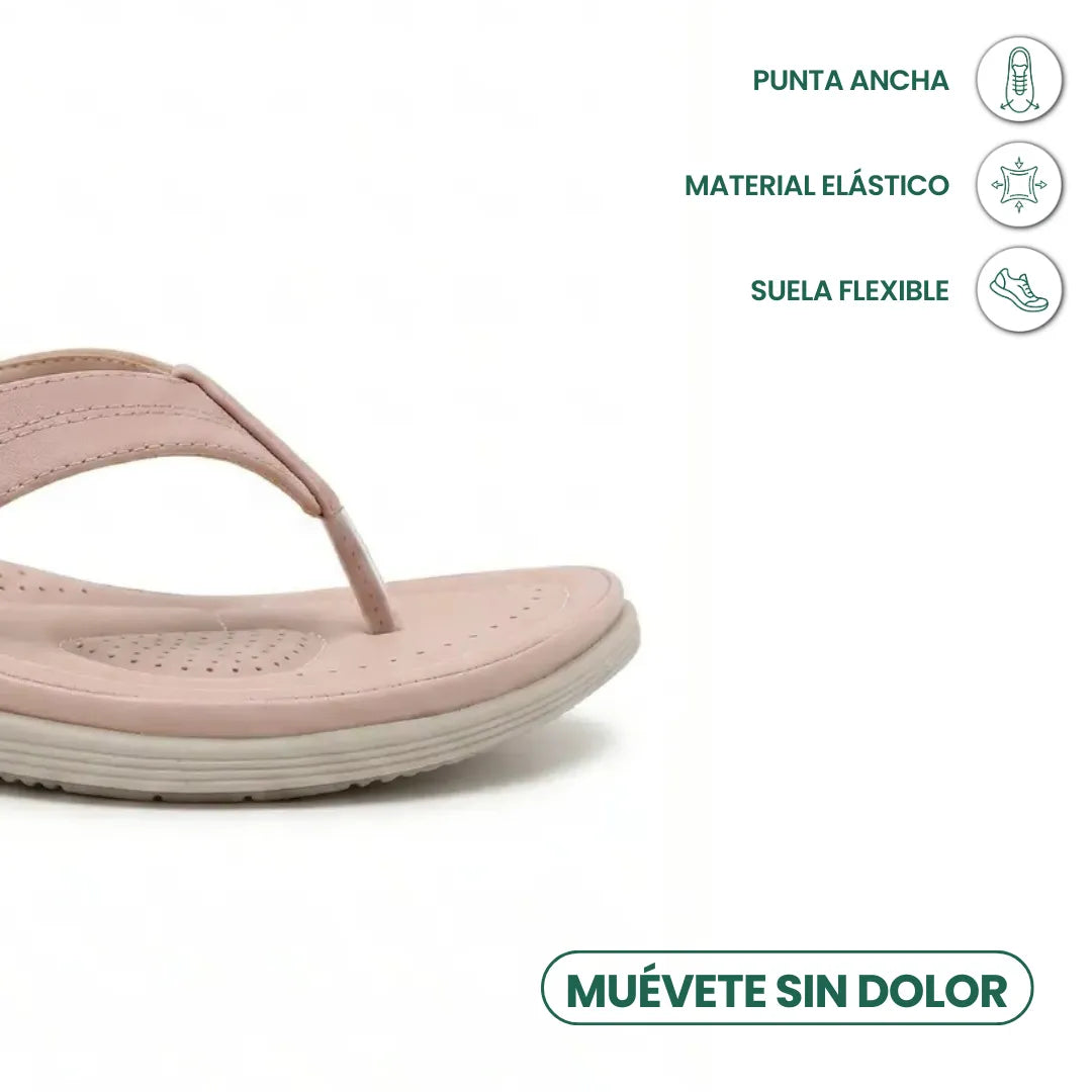 Elisa Chanclas cómodas para mujer con suela flexible