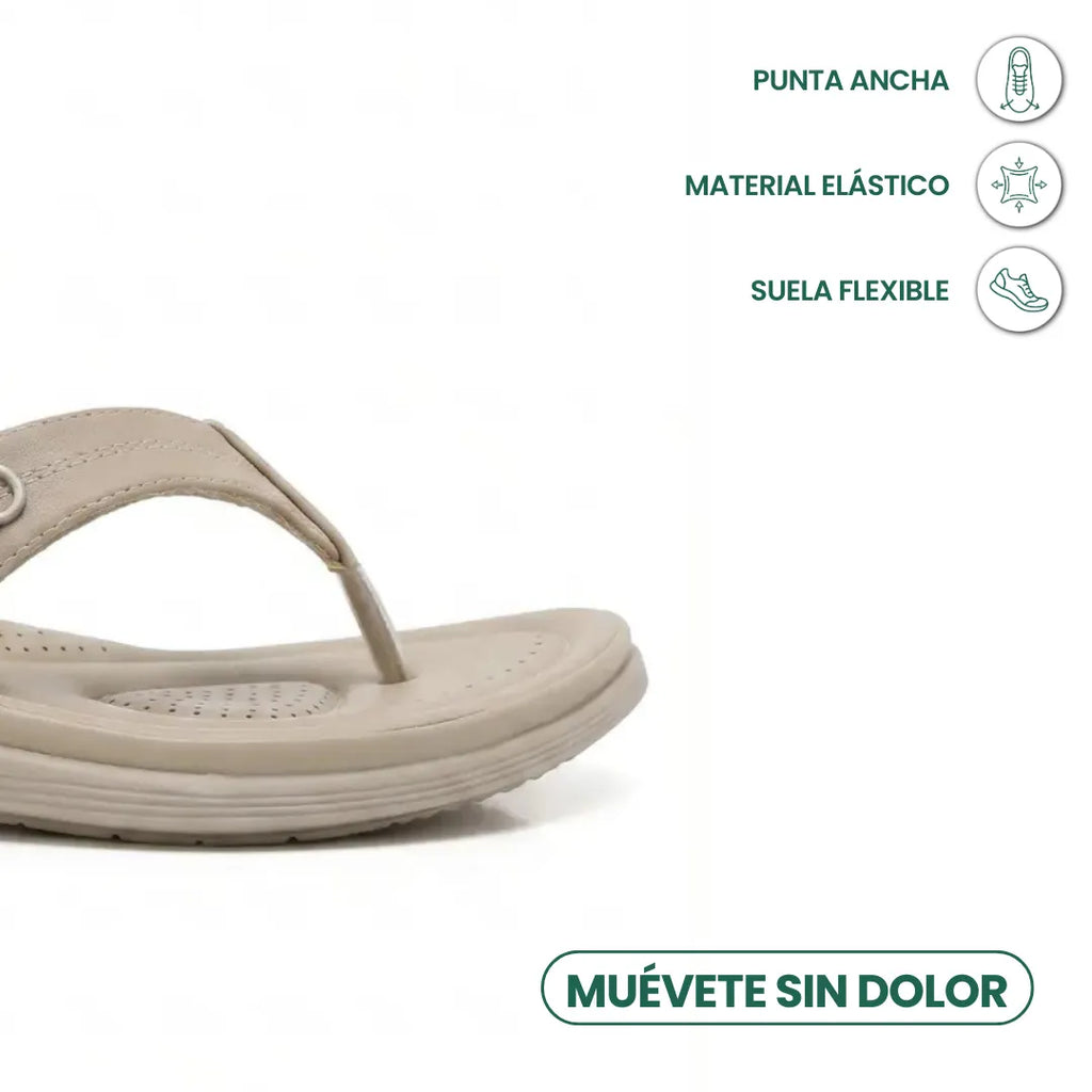 Elisa Chanclas cómodas para mujer con suela flexible