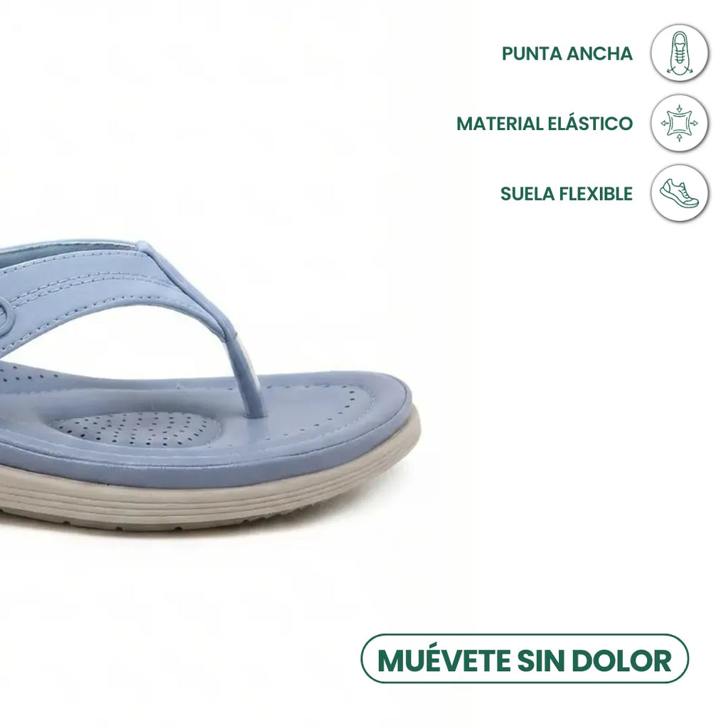 Elisa Chanclas cómodas para mujer con suela flexible