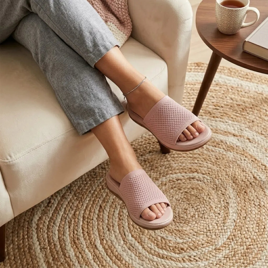 Estel Chanclas Mujer Cómodas de Malla Transpirable - Suela Flexible