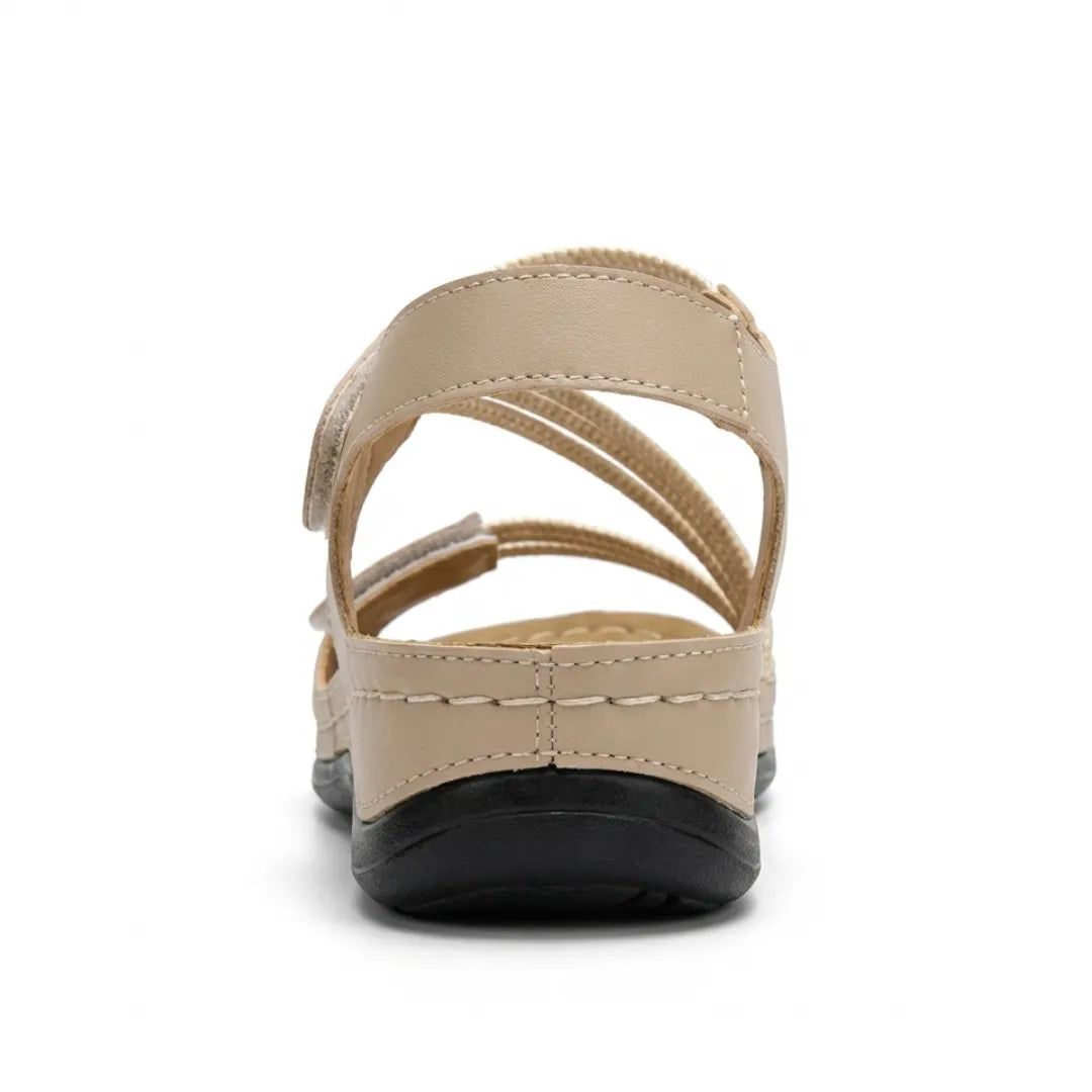Eva Sandalias Mujer Cómodas - Tiras Ajustables Con Velcro