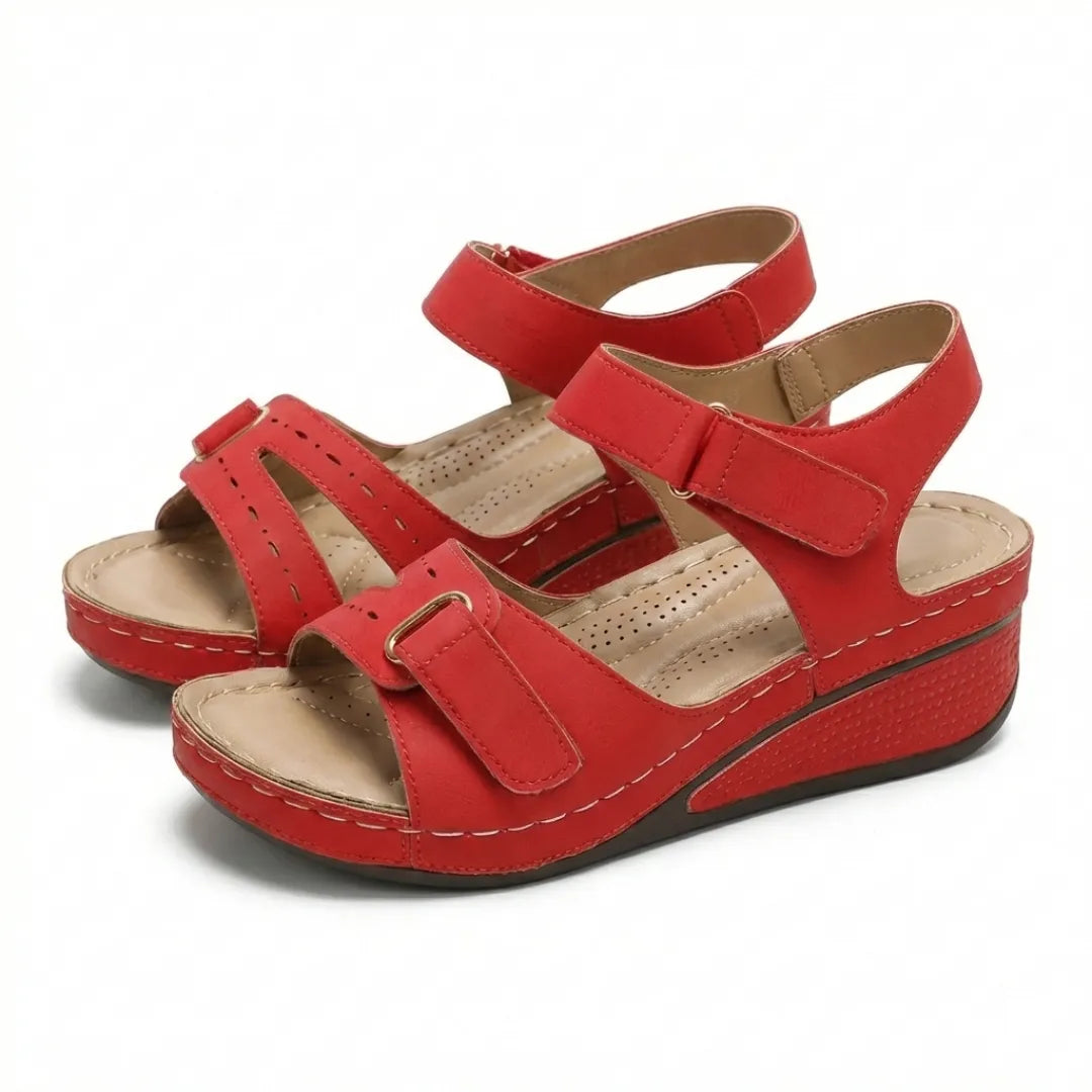Gema Sandalias de mujer cómodas con cuña para verano