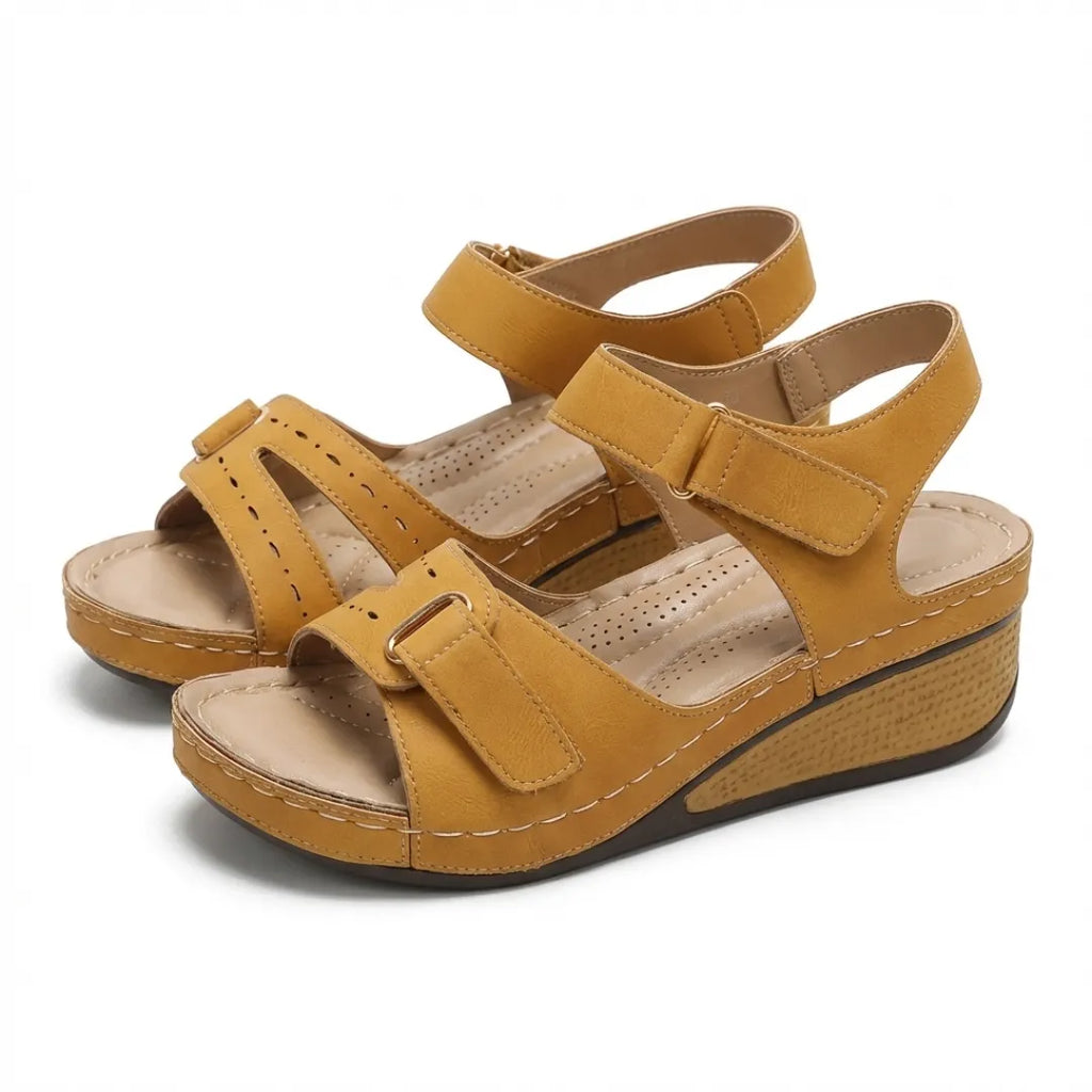 Gema Sandalias de mujer cómodas con cuña para verano