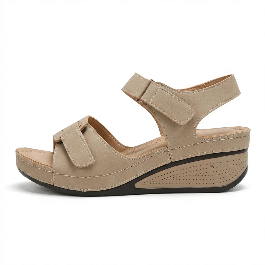 Gema Sandalias de mujer cómodas con cuña para verano