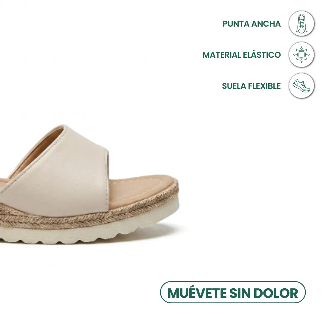 Gracia Sandalias de Cuña Mujer - Correa al Tobillo y Suela Cómoda