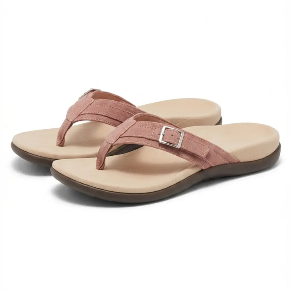 Ivet Chanclas ligeras para mujer con plantilla cómoda