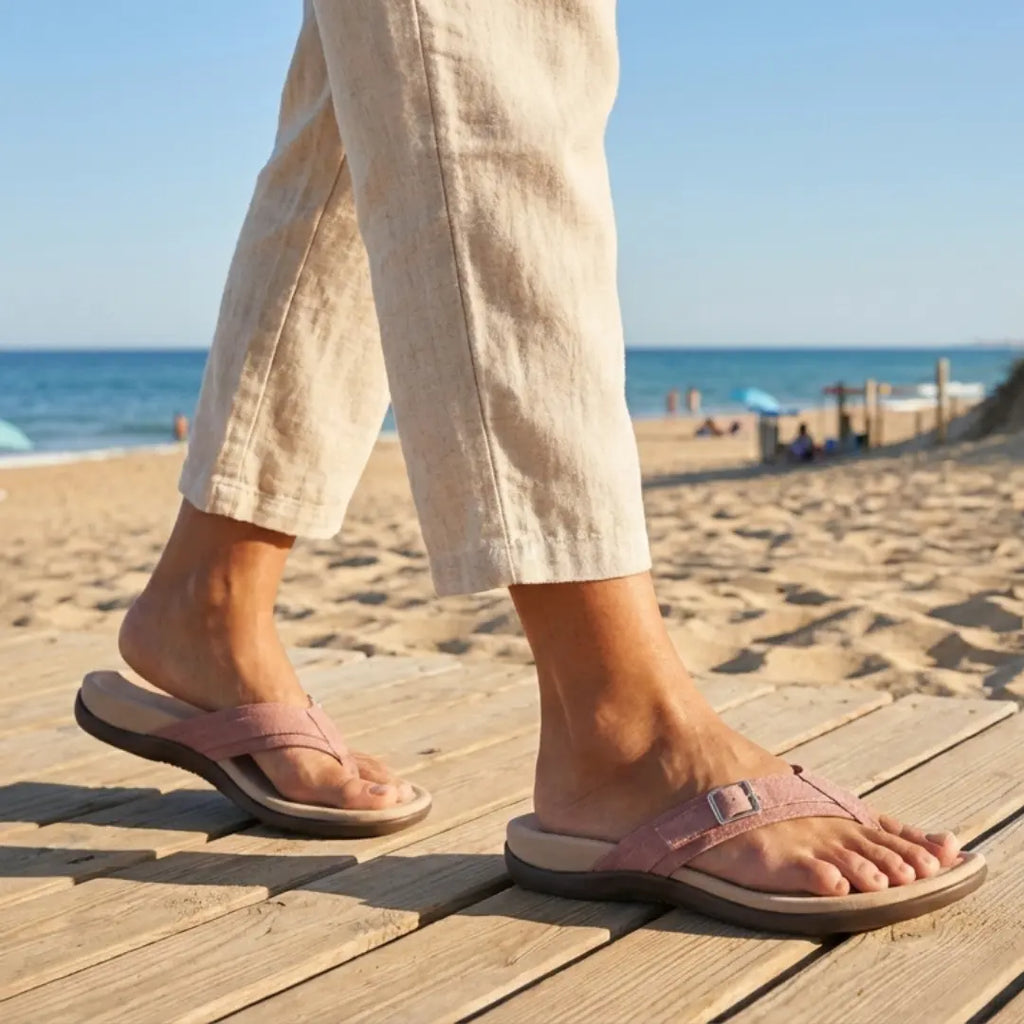 Ivet Chanclas ligeras para mujer con plantilla cómoda