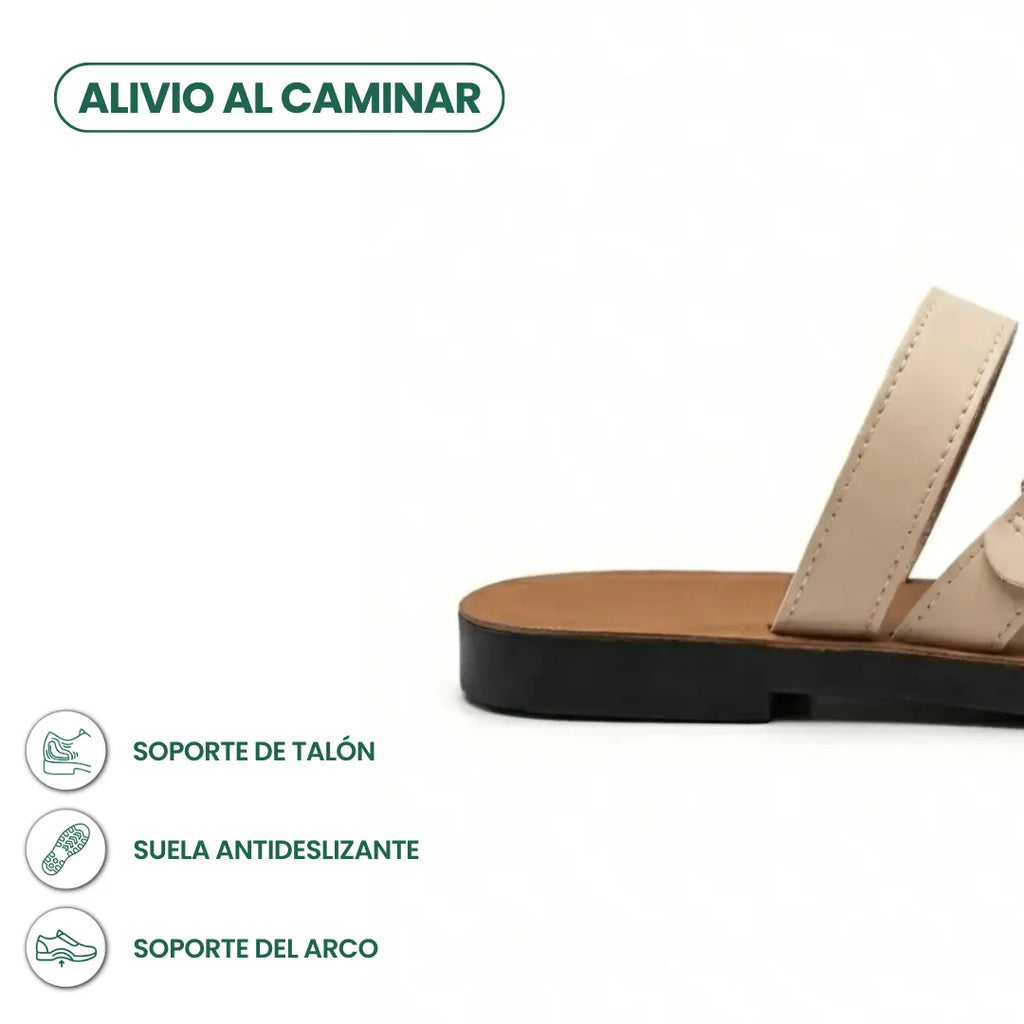 Lucila Sandalias Planas de Dedo Mujer - Cómodas para Verano