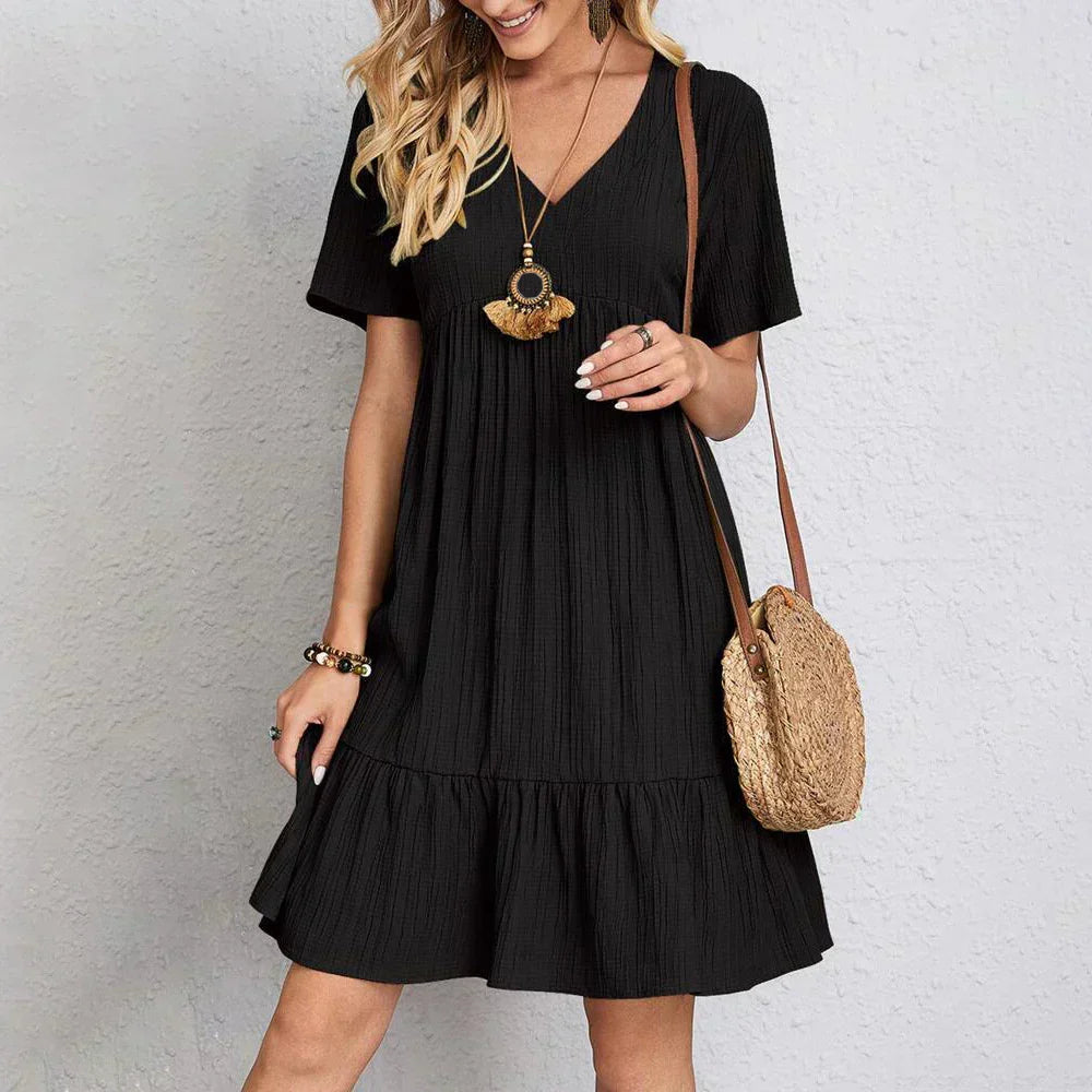 Rosa – Vestido bohemio de verano