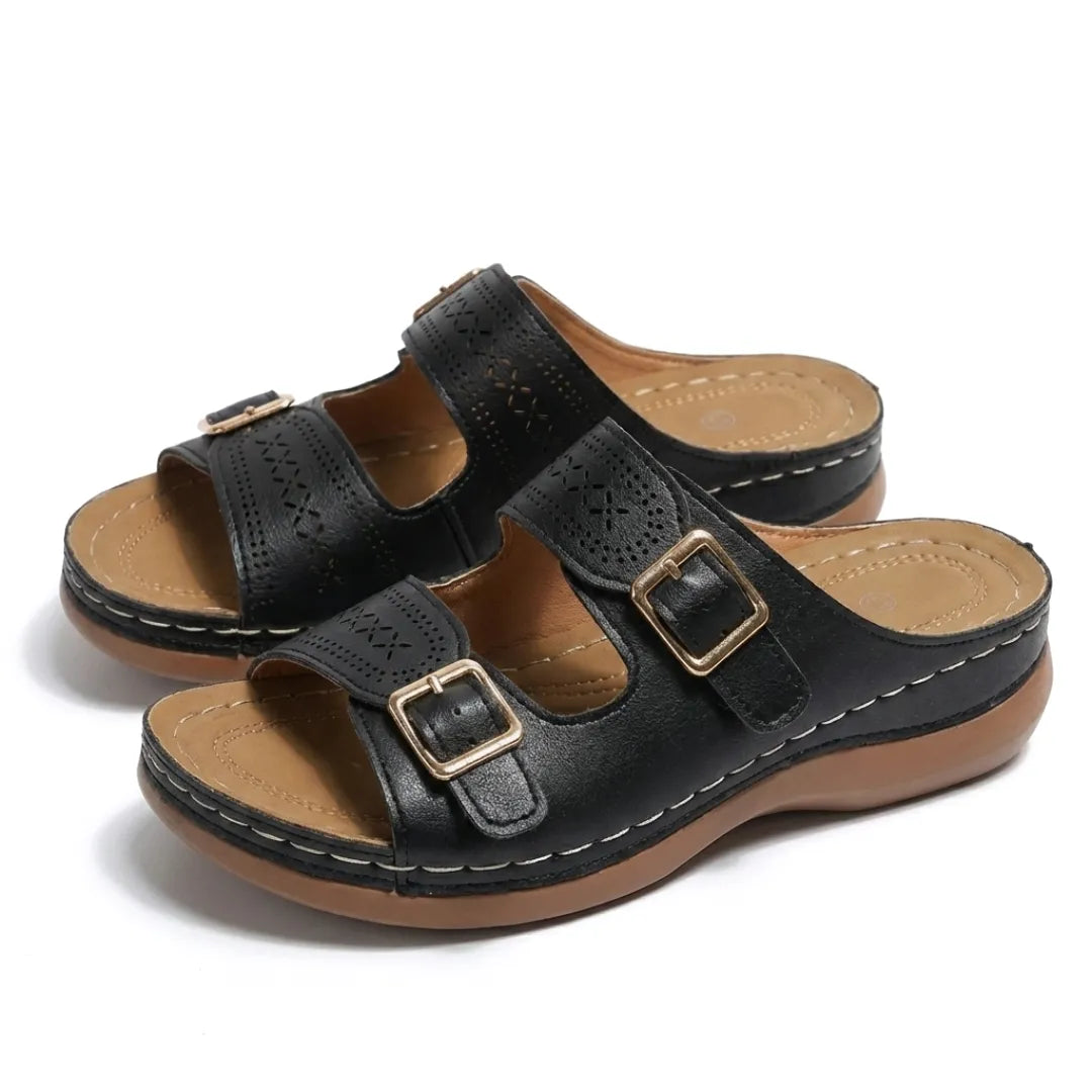 Alba - Sandalias Ortopédicas de Cuña para mujer