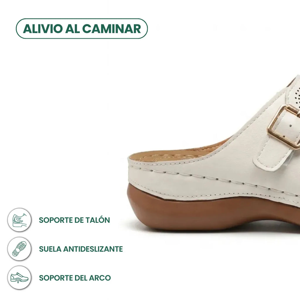 Alba - Sandalias Ortopédicas de Cuña para mujer