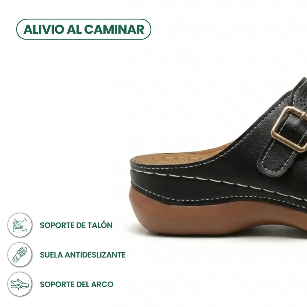 Alba - Sandalias Ortopédicas de Cuña para mujer