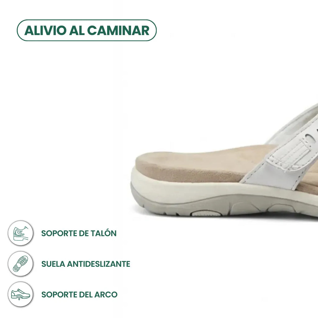 Silvia Sandalias Ortopédicas Mujer - Cómodas con Soporte y Velcro