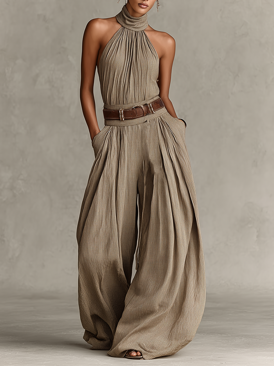 Élise - Mono halter color topo