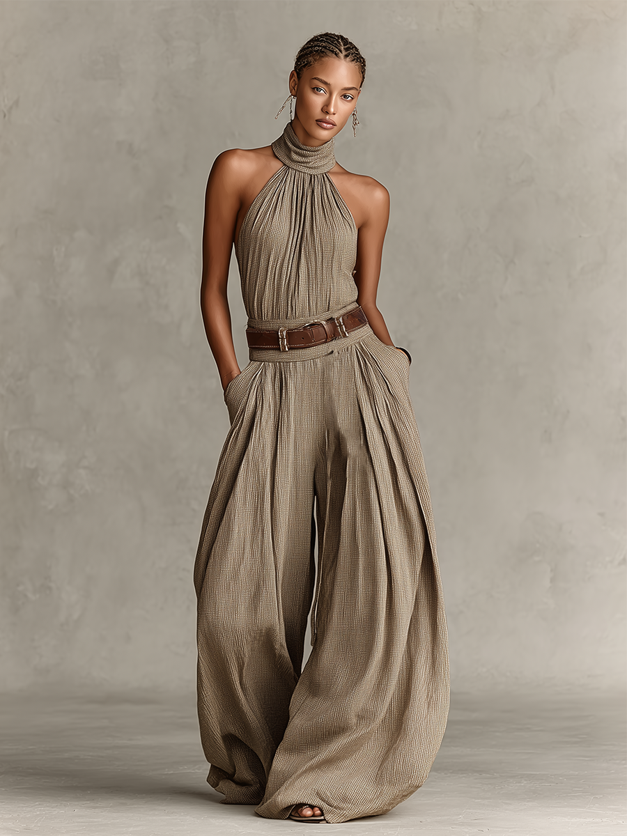 Élise - Mono halter color topo